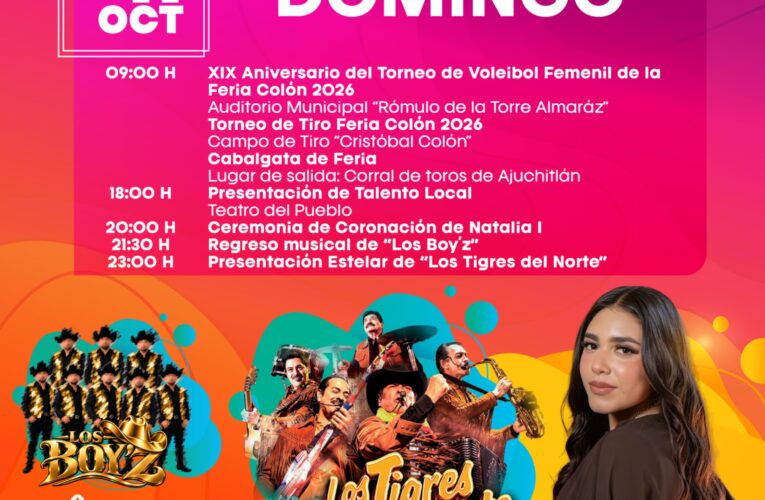 Arranca la Feria de Colón 2026 con Los Tigres del Norte y una gran celebración de tradiciones