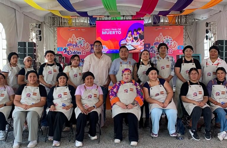 Fomentan el emprendimiento en Colón con taller de elaboración de pan de muerto