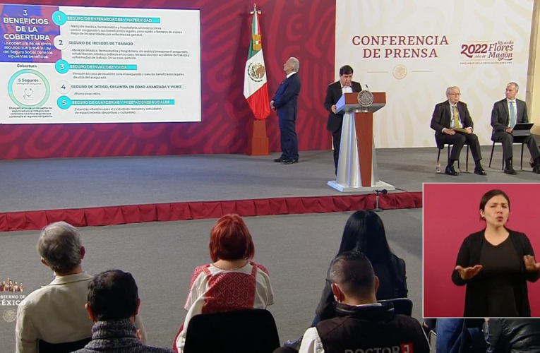 Gobierno federal anunció programa de seguridad social para periodistas independientes